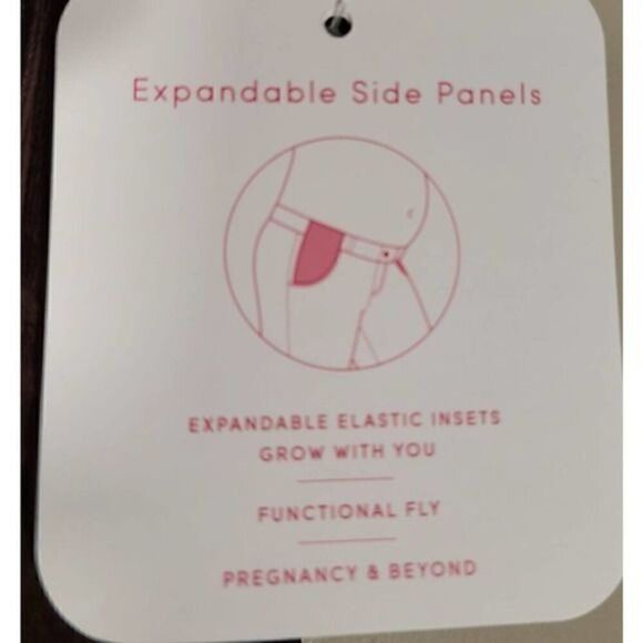 Isabel Maternity Velvet Pants Sz 10 - Picture 9 of 11